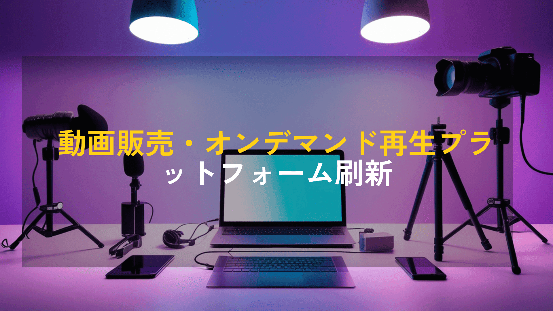 動画販売・オンデマンド再生プラットフォーム刷新